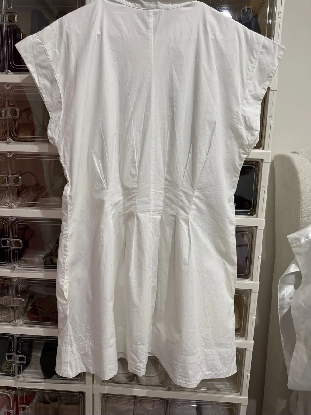 a new day White Short-Sleeve Button Shirt Dress - Picture 7 of 10